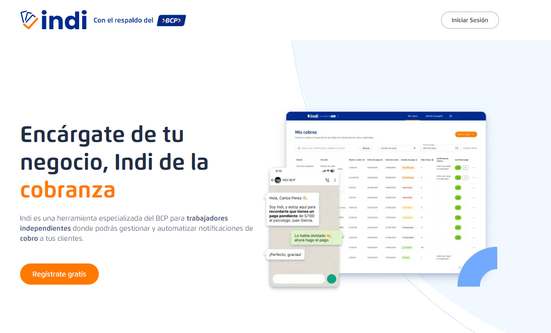 Cobra con Indi: La Herramienta para Gestionar y Automatizar el Cobro a tus Clientes